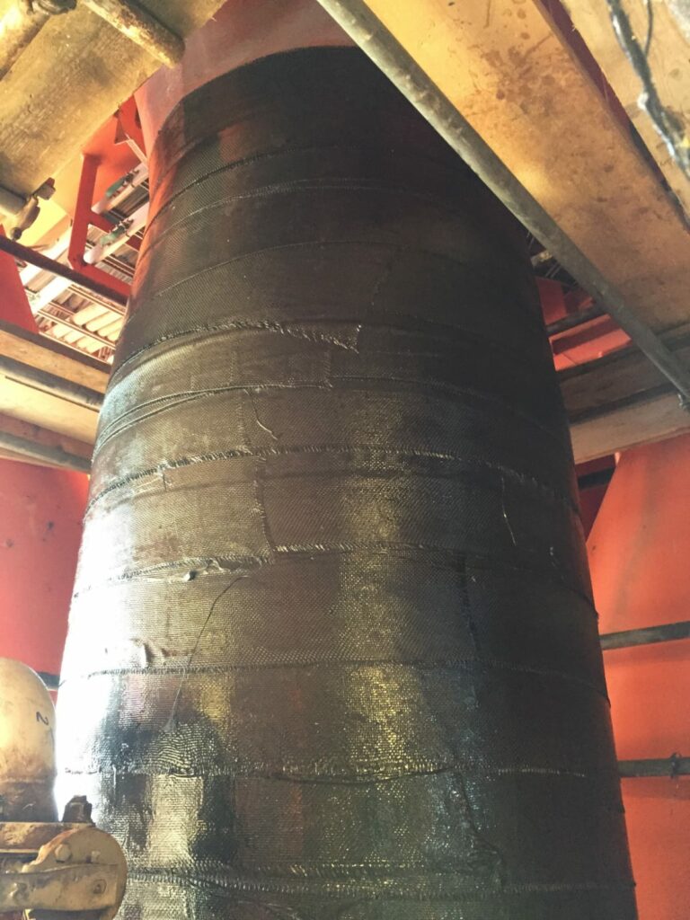 Inspecting industrial pipework for corrosion